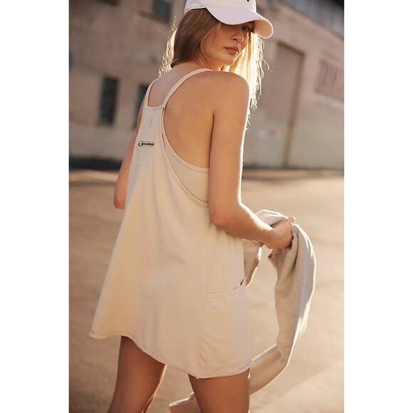 NWOT Free People Movement Bamboo Hot Shot Mini Dress Romper Size Large - Picture 3 of 15